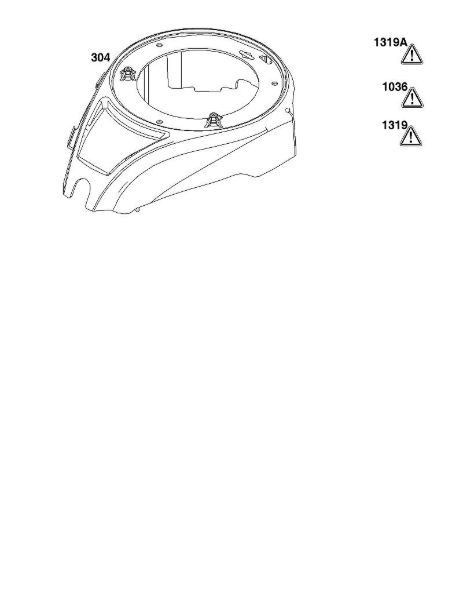 B&S - serijska številka  od 10  100602-0036-H5 B - SKLOP OHIÅ JA VENTILATORJA della Marca Stihl